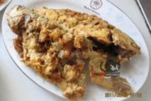 浇汁大黄花的做法图解4