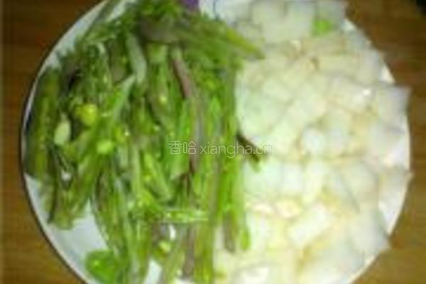 扁豆丝烧山丁的做法图解2