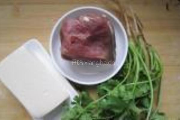 香菜肉丸的做法图解1