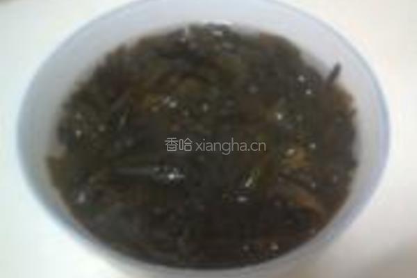 凉拌地皮菜的做法图解1