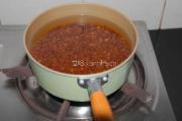 椰汁红豆凉糕的做法图解2