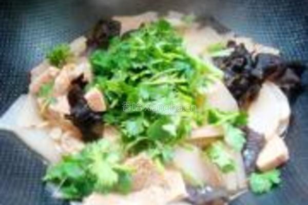 木耳烧豆腐的做法图解9