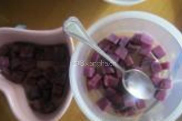 紫薯布丁的做法图解4