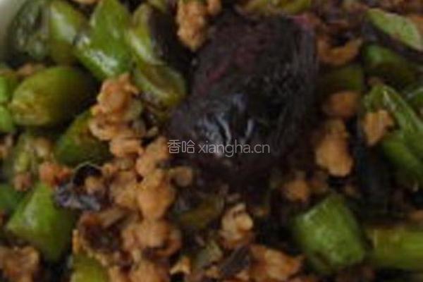 肉末橄榄菜四季豆