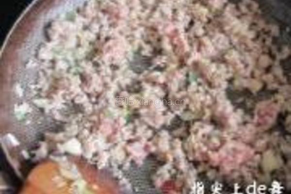 肉末橄榄菜四季豆的做法图解3
