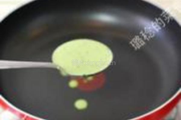 苜蓿菜汁饼的做法图解11