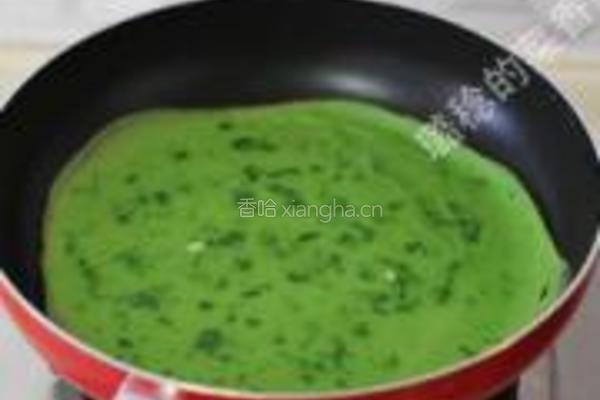 苜蓿菜汁饼的做法图解15
