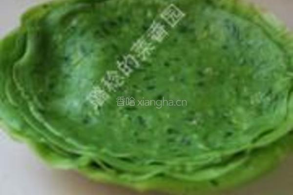 苜蓿菜汁饼的做法图解16