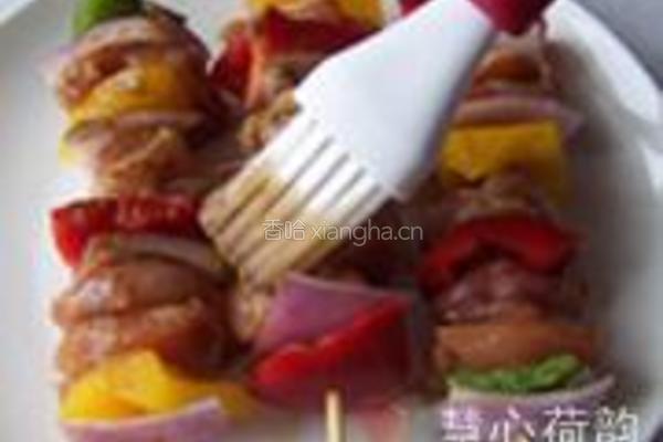 橙香蜜汁烤鸡串的做法图解11