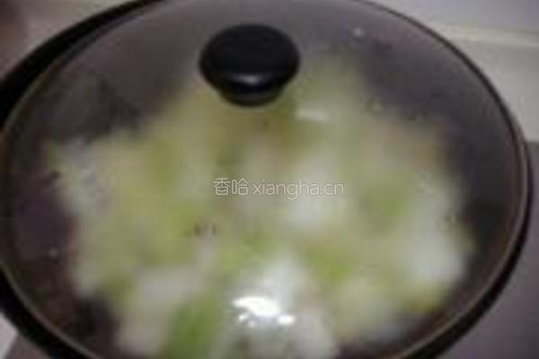 红白豆腐烩白菜的做法图解4