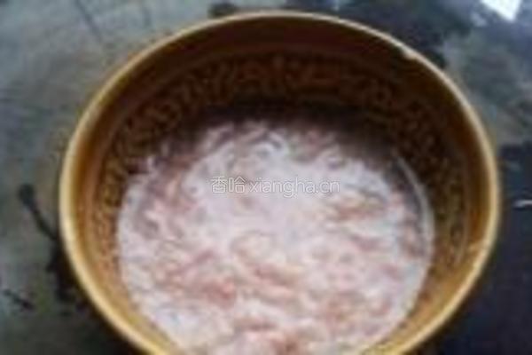 平菇瘦肉粥的做法图解5