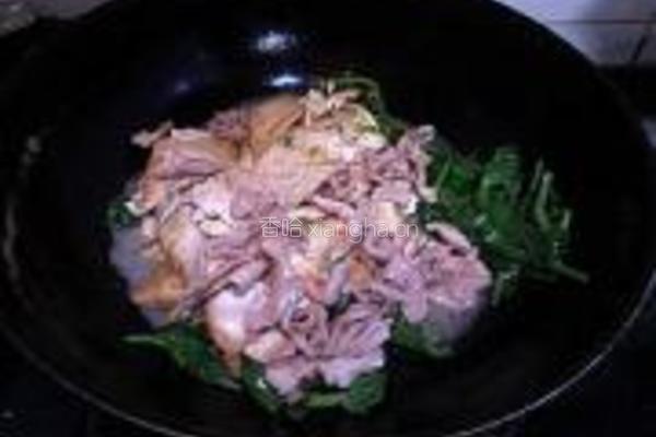 豌豆苗烩豆腐的做法图解10