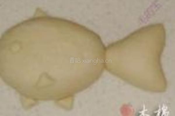 卡通鱼面包的做法图解6