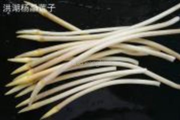 清炒藕簪的做法图解1