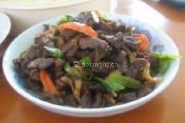 青椒榨菜炒牛肉的做法图解6