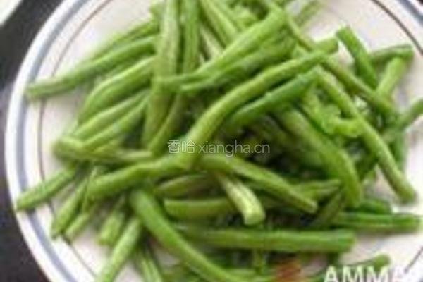 耗油豆角的做法图解3
