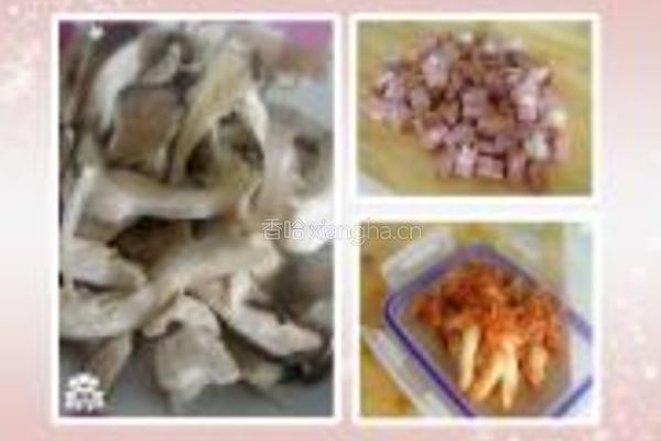 红肠泡菜炒饭的做法图解1