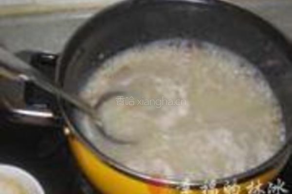 青菜瘦肉杂粮粥的做法图解10
