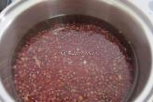 冰糖红豆沙的做法图解2