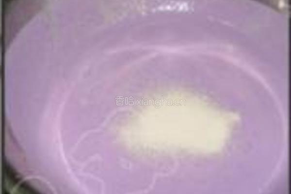 紫薯培根煎饼的做法图解2
