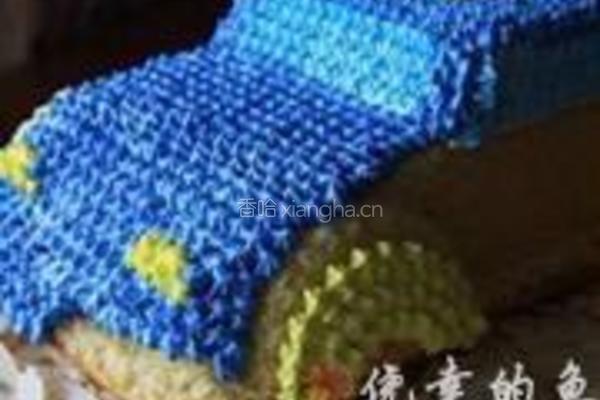 半立体汽车蛋糕的做法图解12