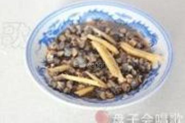 榨菜螺蛳肉炖蛋的做法图解2