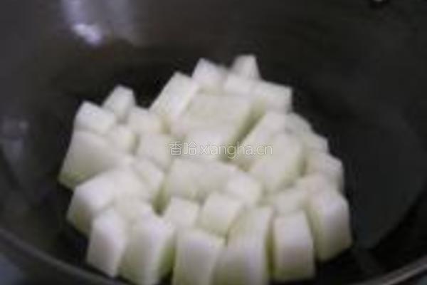 肉焖冬瓜的做法图解2