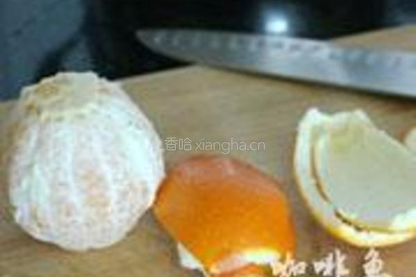 糖渍橙皮的做法图解1