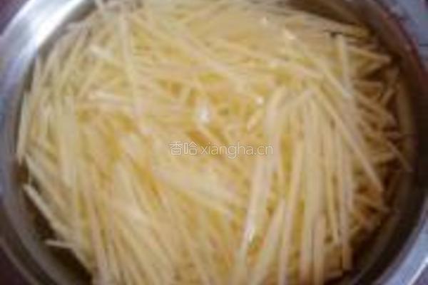 酸辣土豆丝的做法图解4