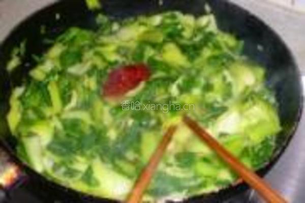 炒青菜的做法图解6