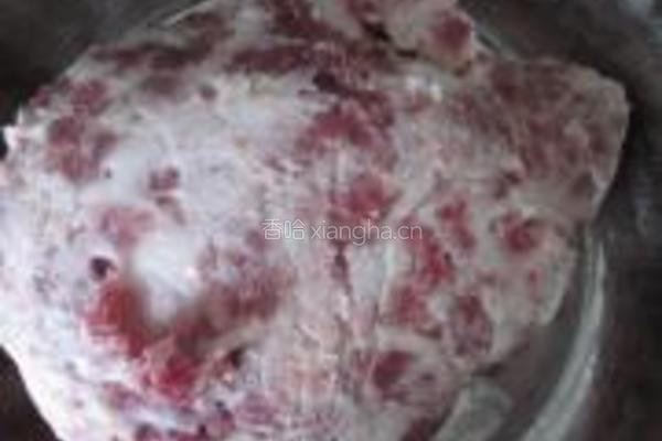 莲藕马蹄蒸肉的做法图解1
