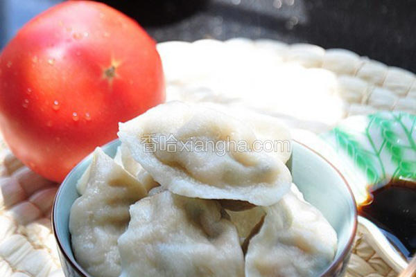 西红柿鸡蛋饺