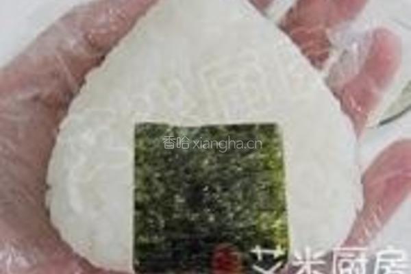 金枪鱼芝士饭团的做法图解12
