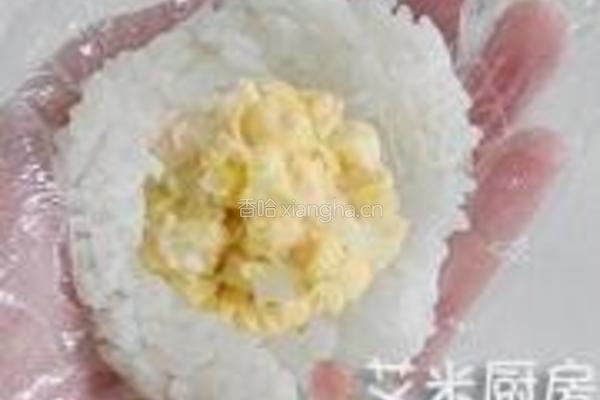 金枪鱼芝士饭团的做法图解9