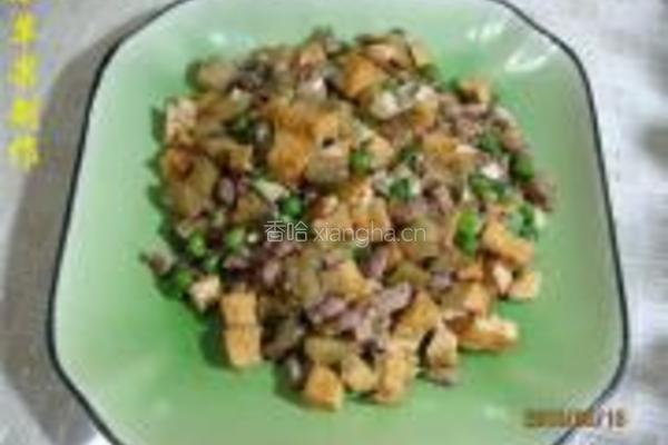 榨菜豆丁的做法图解4
