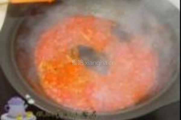 西红柿炒菜花的做法图解7