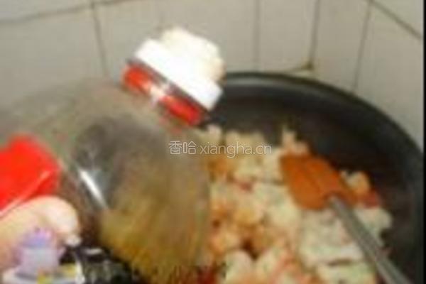 西红柿炒菜花的做法图解9