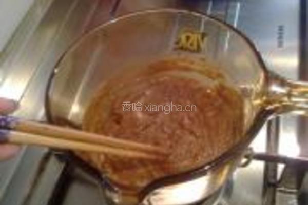 芝麻花生酱面的做法图解2