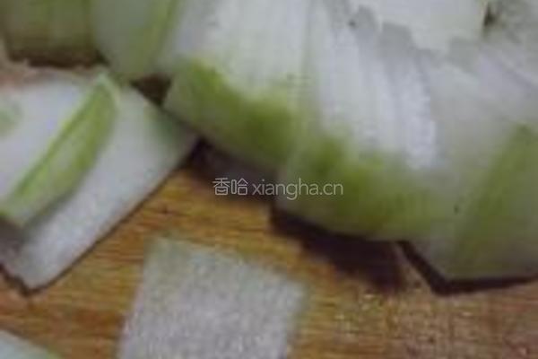 鲜贝虾仁炒冬瓜的做法图解2