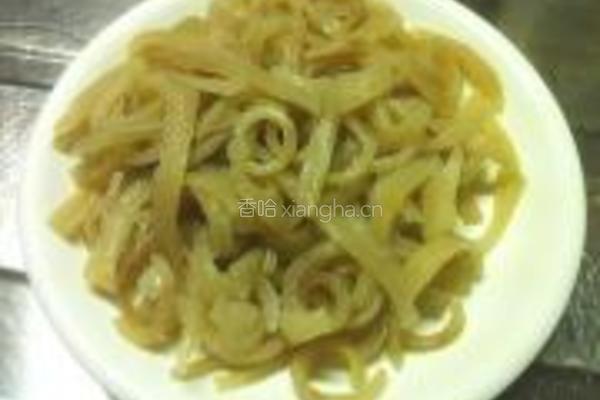 香拌麻辣猪肉皮的做法图解3