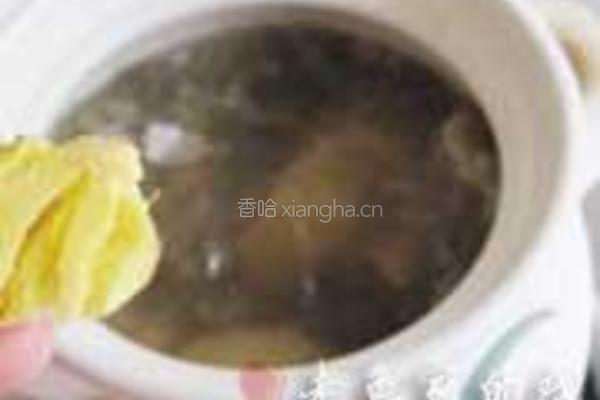 荔枝苦瓜鸡汤的做法图解5