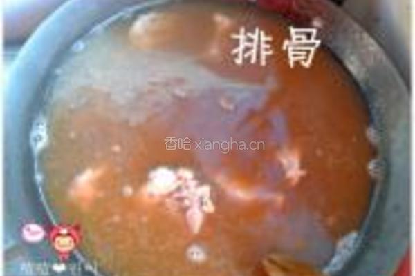 小白菜排骨酱汤的做法图解7