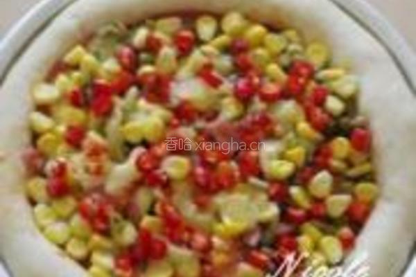酸豆角火腿芝心披萨的做法图解20