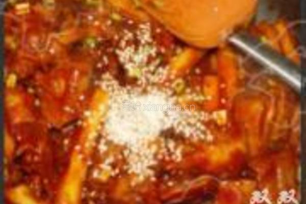 鸭肉炖年糕的做法图解13