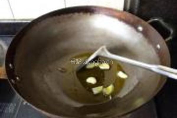 蒜香油麦菜的做法图解3