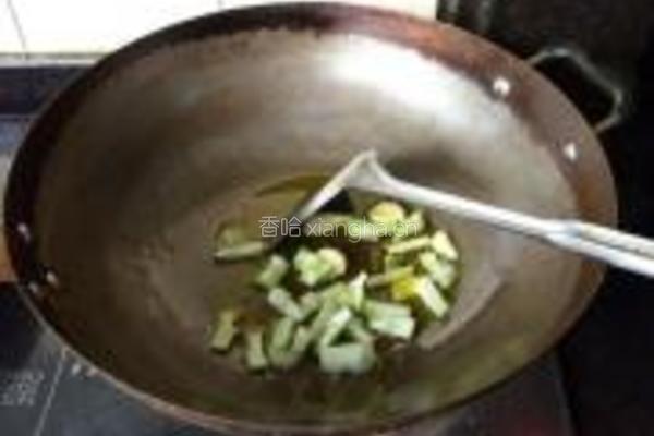 蒜香油麦菜的做法图解4