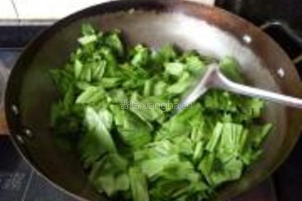 蒜香油麦菜的做法图解6