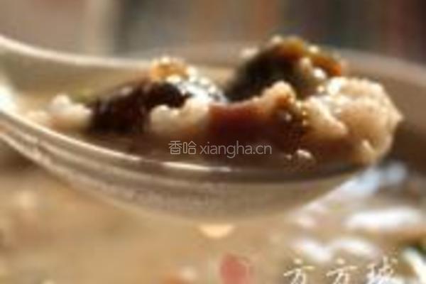 皮蛋瘦肉粥的做法图解3