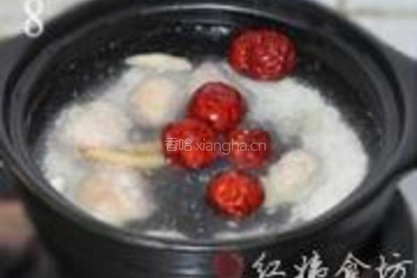 人参糯米鸡汤的做法图解8