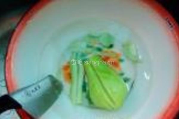佛水瓜炒肉片的做法图解2